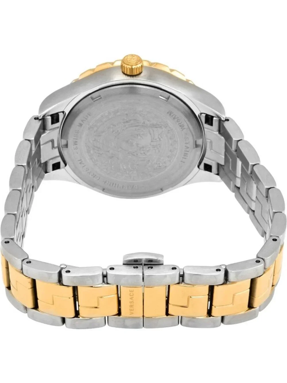 NWT Versace Hellenyium Quartz Silver Dial Ladies Watch